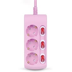 Lug box individual multi-tab pink 3 sockets