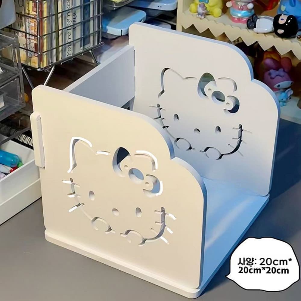 Hello Kitty White Desk Shelf Mini Desk Interior Book Shelf Book Storage