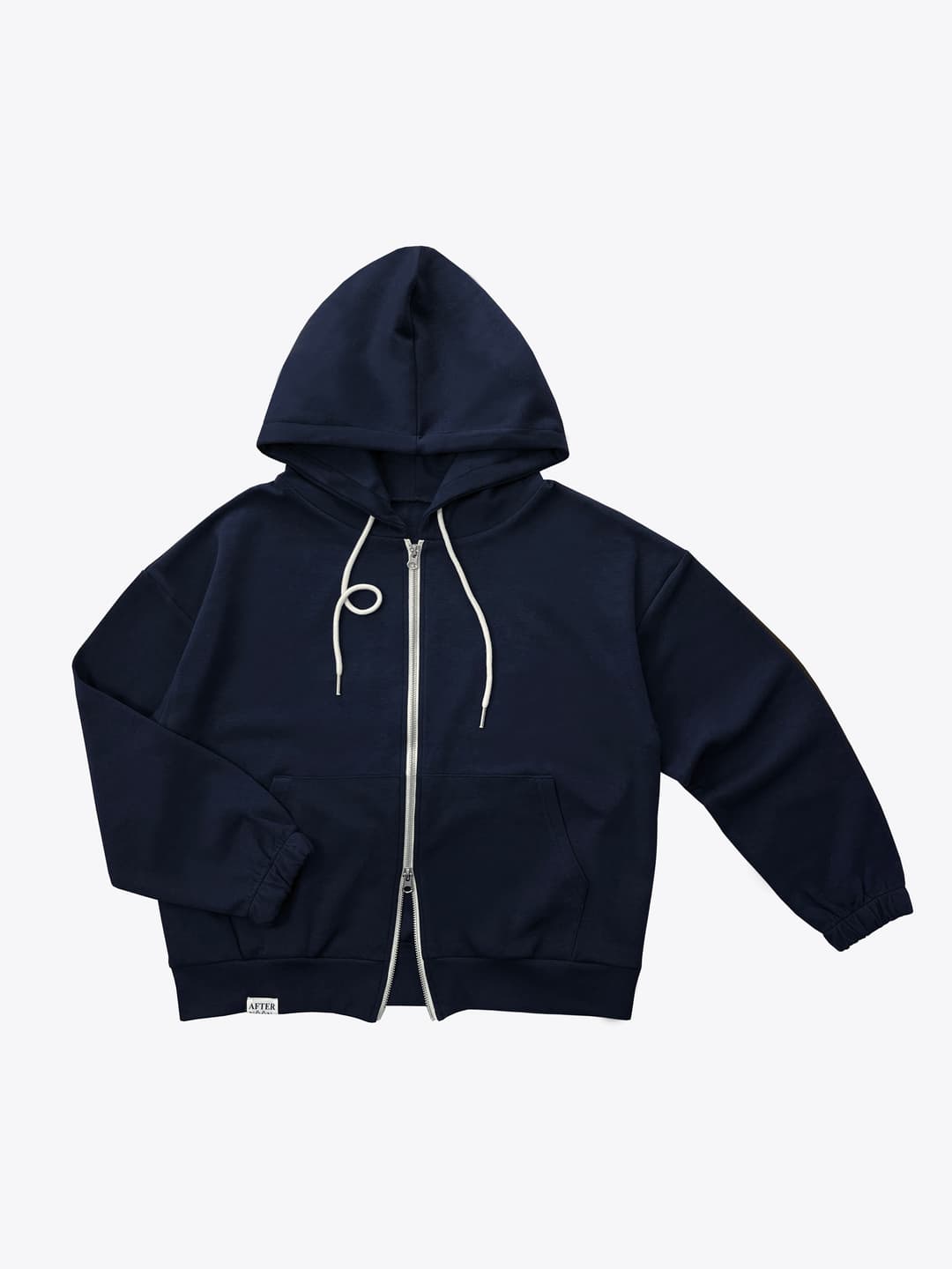 Classic Two-way Zip Hoodie (Midnight Blue)