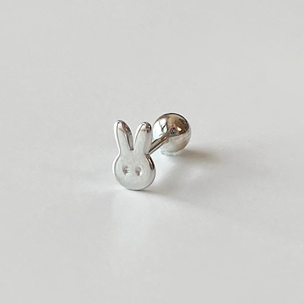 [Silver 925] Lovely Rabbit piercing