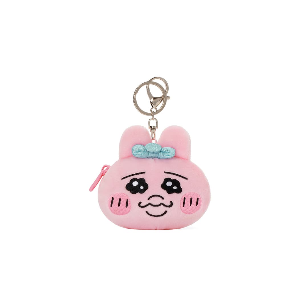 Sparrow bunny face pouch key ring_A