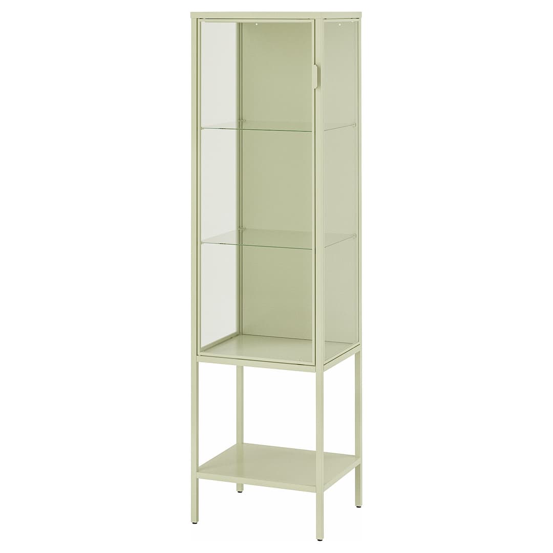 RUDSTA Rusta Glass Door Storage - Light Green 42×37×155 cm