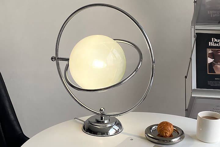 [Overseas] Swivel Moon Lighting Mid-Century Stand