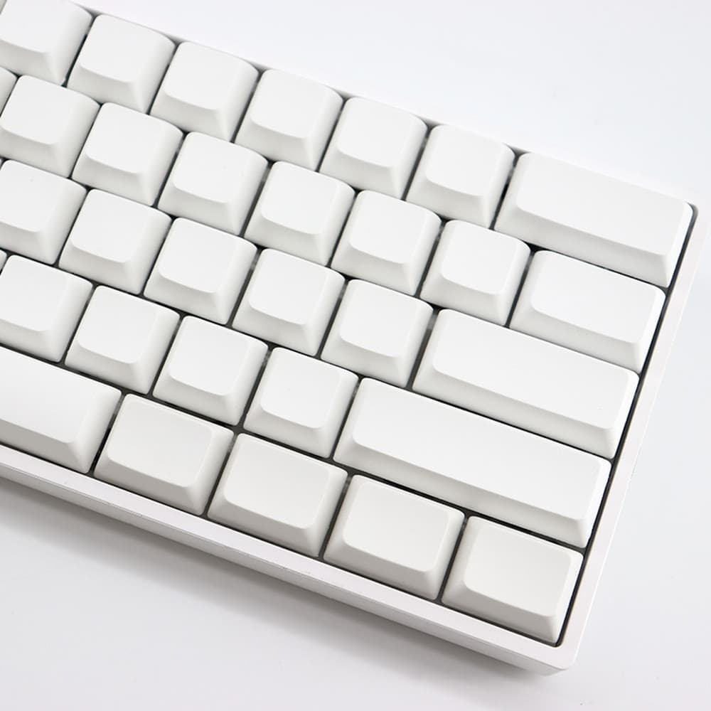 Pure White Shellless XDA Key Cap