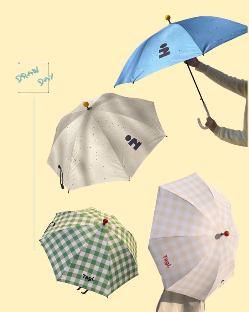 Drawday Mirror Ball Umbrella Cute Pretty Strong Design Umbrella Jang Woo-san