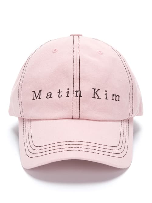 MATIN STITCH BALL CAP IN LIGHT PINK