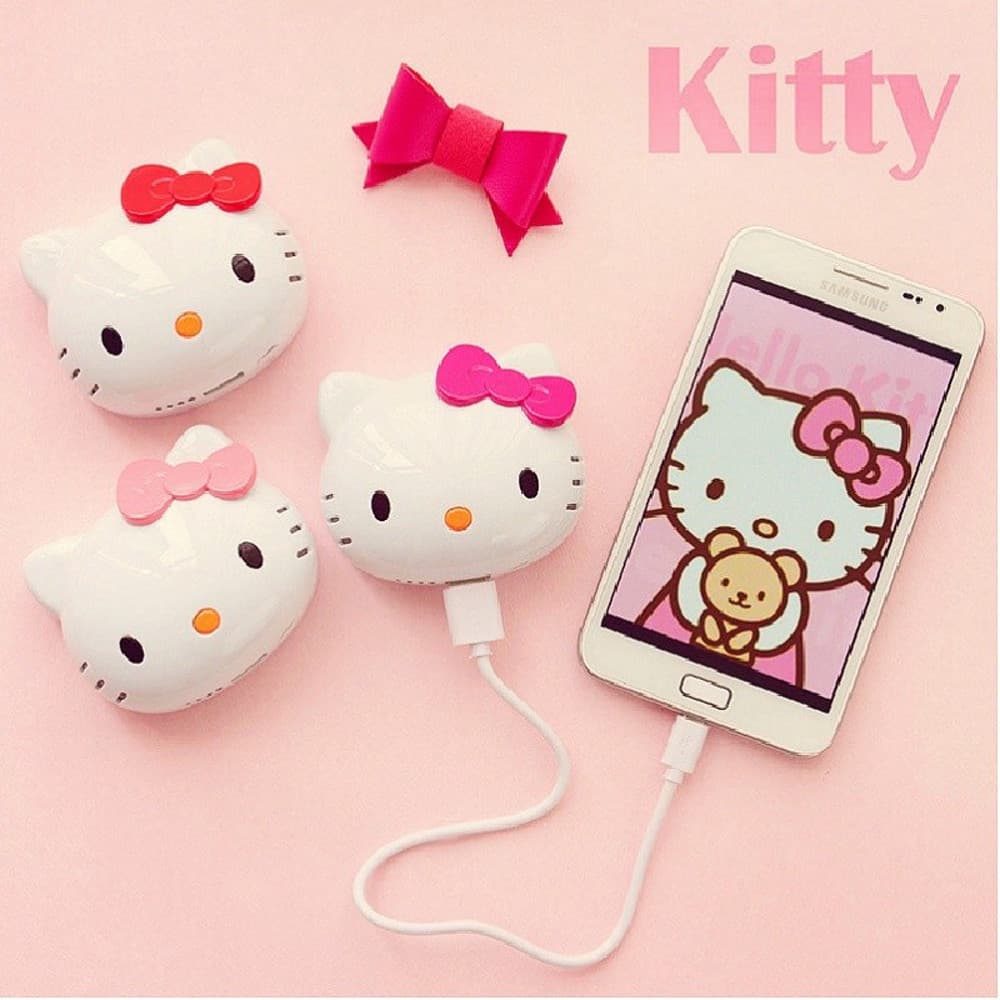 Kitty Character Auxiliary Battery Gift Packaging Character 12000 mAh