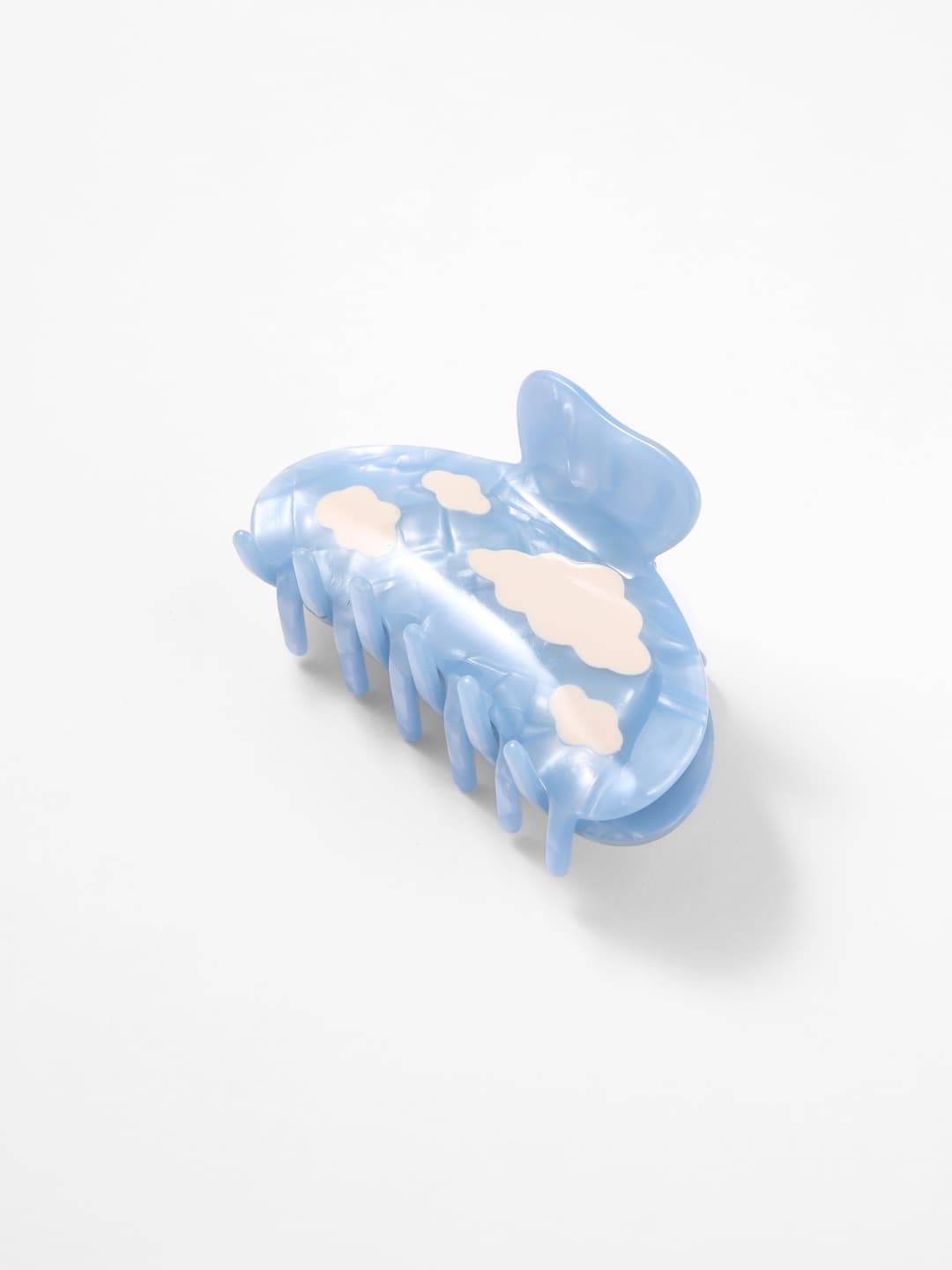 Sky Cloud Print Hair Claw