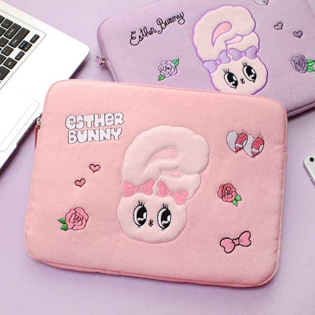 Esther Bunny Character Notebook Pouch 13 inches 15 inches lggram Galaxy Book MacBook Pro MacBook Air: From Me To Me